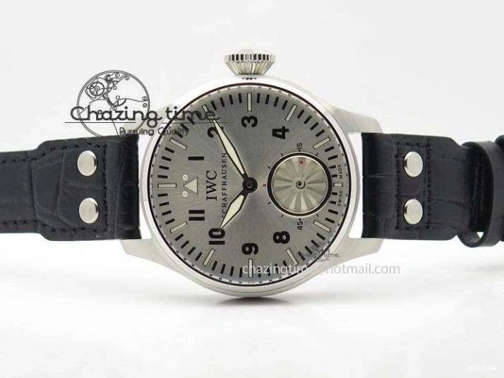 MIROTIME 0524 Big Pilot “Markus Buhler” IW5003 Turbine V6F Best Edition Silver Dial On Leather Strap A Reliable 7315